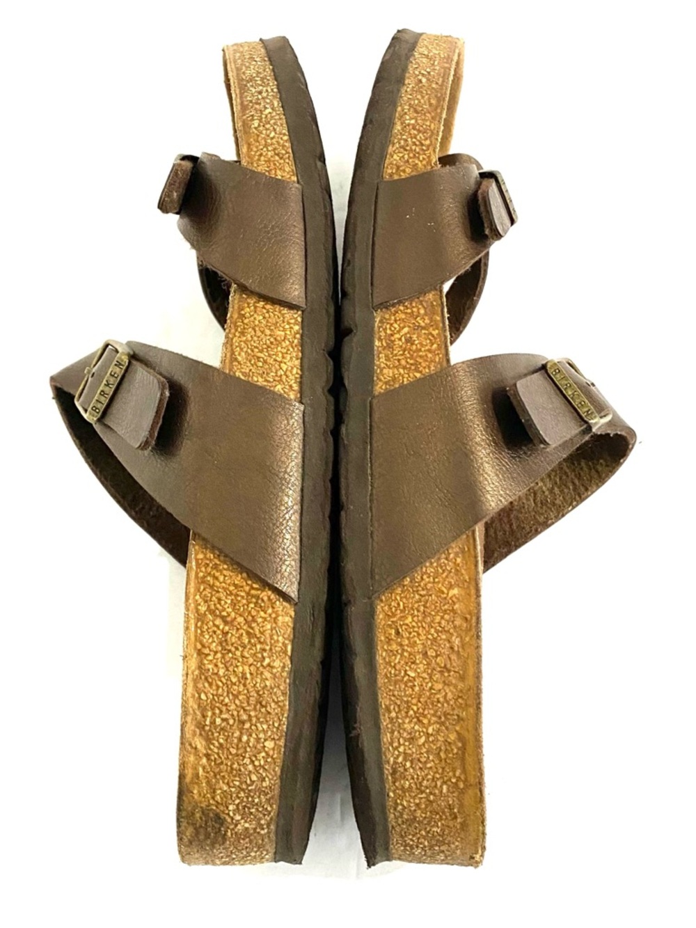 Birkenstock Mayari Toe Loop Sandals Women’s Size 10 Birko Flor Metallic Brown - Picture 9 of 16